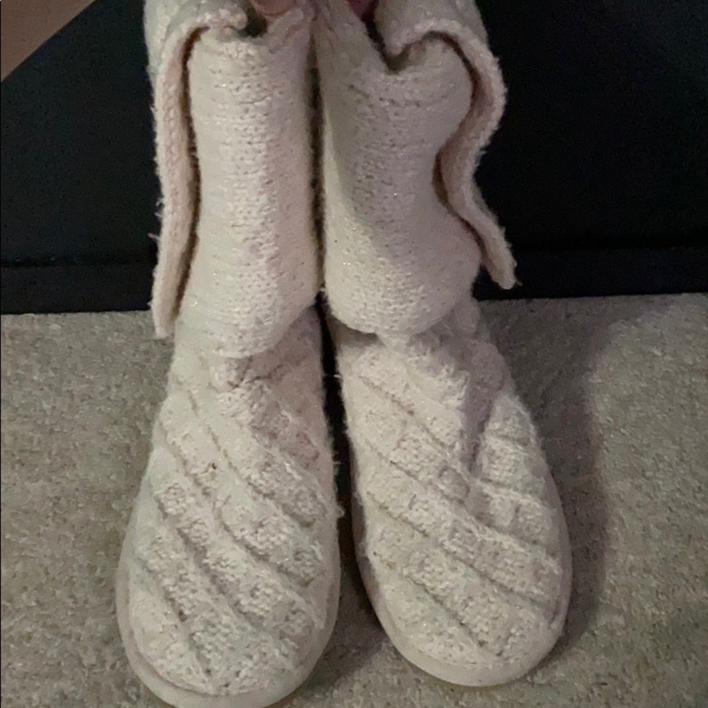Off White Knitted Uggs - image 2